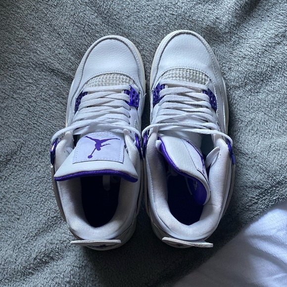 Jordan Other - Jordan purple metallic 4’s (replica)
Worn about 5 times